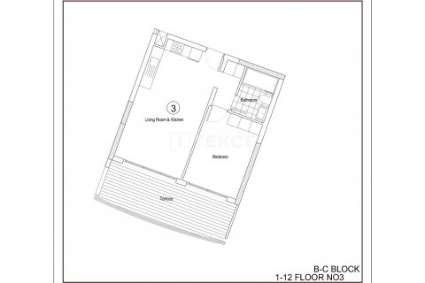 Продажа пентхауса  в Гюзельюрте, Северный Кипр 2+1, 138м2, №191735 – фото 28