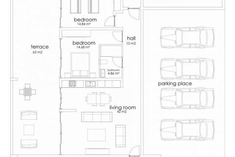 Продажа виллы  в Бекташе, Аланье, Анталье, Турция 3 комн., 138м2, №209896 – фото 12