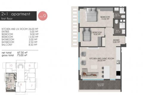 Daire   Kestel, Antalya, Türkiye №209893 - 13