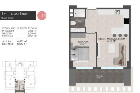 Daire   Kestel, Antalya, Türkiye №209893 - 18