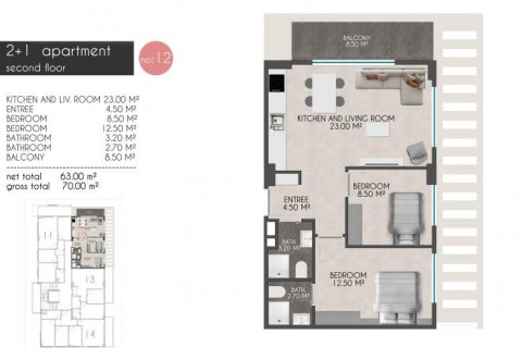 Daire   Kestel, Antalya, Türkiye №209894 - 18