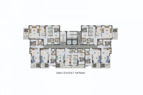 Dubleks daire Avsallar, Antalya, Türkiye №208770 - 14