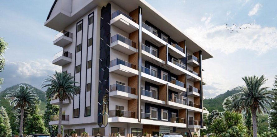 Квартира  2-х ком. в Махмутларе, Анталья, Турция №208974