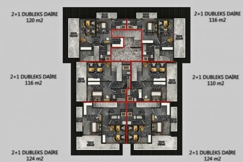 Næringseiendom  i Kargicak, Alanya, Antalya, Tyrkia Nr. 208971 - 21