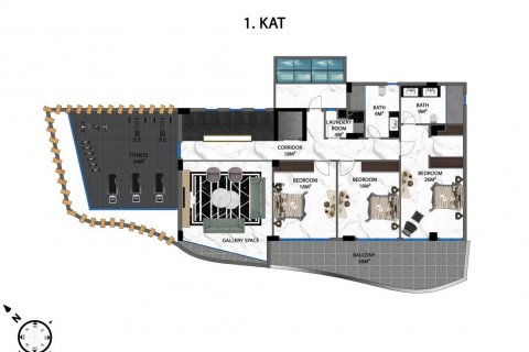 Villa  i Kargicak, Alanya, Antalya, Tyrkia Nr. 207174 - 25