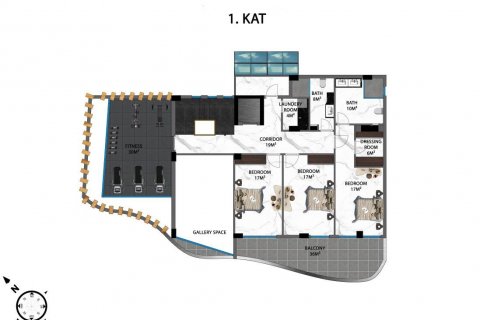 Villa  i Kargicak, Alanya, Antalya, Tyrkia Nr. 207174 - 28