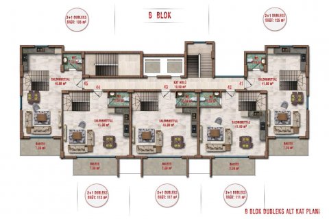 Продажа квартиры  в Авсалларе, Анталье, Турция 2 комн., 53м2, №209826 – фото 25