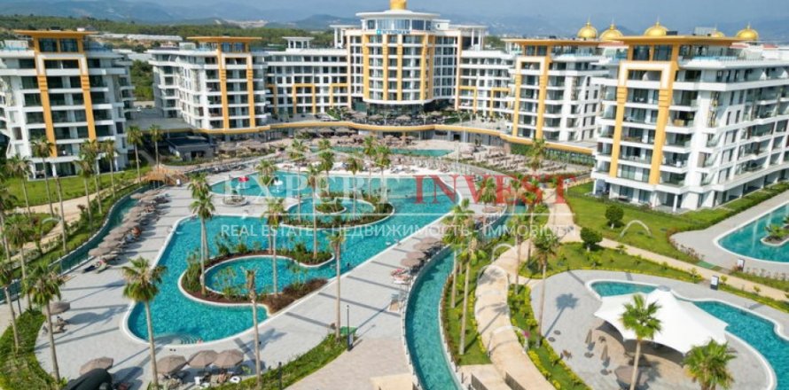 Квартира 3-х ком. в Тюрклере, Аланья, Анталья, Турция №190514