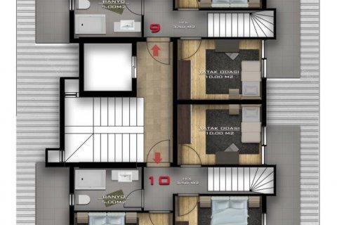 Lejlighed  i Cikcilli, Antalya, Tyrkiet Nr. 208104 - 10