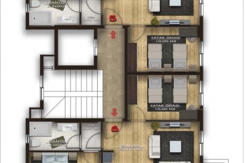 Lejlighed  i Cikcilli, Antalya, Tyrkiet Nr. 208104 - 7