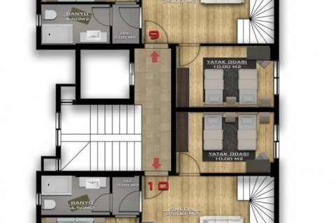 Lejlighed  i Cikcilli, Antalya, Tyrkiet Nr. 208104 - 9