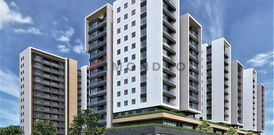 آپارتمان در Kepez،  Antalya ، ترکیه 2 خوابه ، 90 متر مربع.  شماره 192247