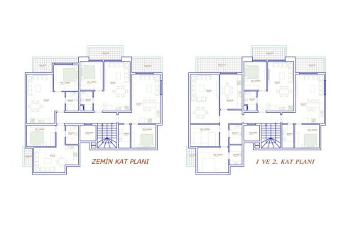 آپارتمان در  Kestel ، ترکیه 48 متر مربع.  شماره 208237 - 10