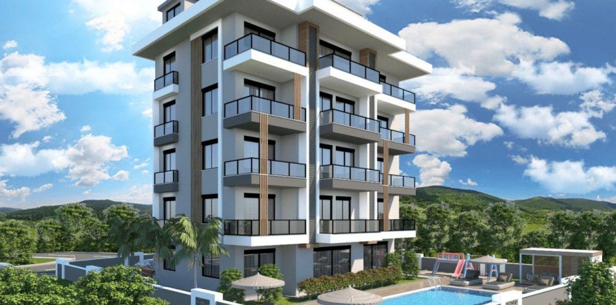 آپارتمان در  Kestel ، ترکیه 48 متر مربع.  شماره 208237