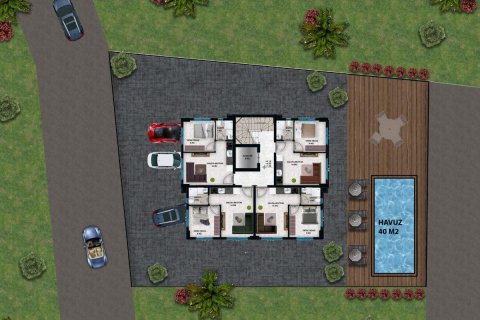 Продажа квартиры  в Оба, Анталье, Турция 2 комн., 40м2, №208240 – фото 11