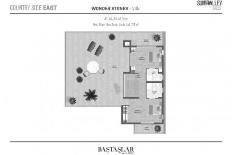 Продажа виллы  в Северном Кипре 4+1, 220м2, №188813 – фото 3