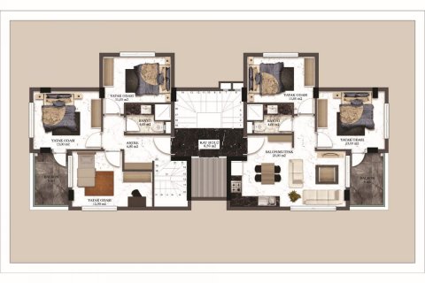 Lejlighed  i Oba, Antalya, Tyrkiet Nr. 209762 - 13