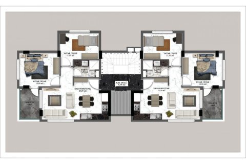 Lejlighed  i Oba, Antalya, Tyrkiet Nr. 209762 - 12