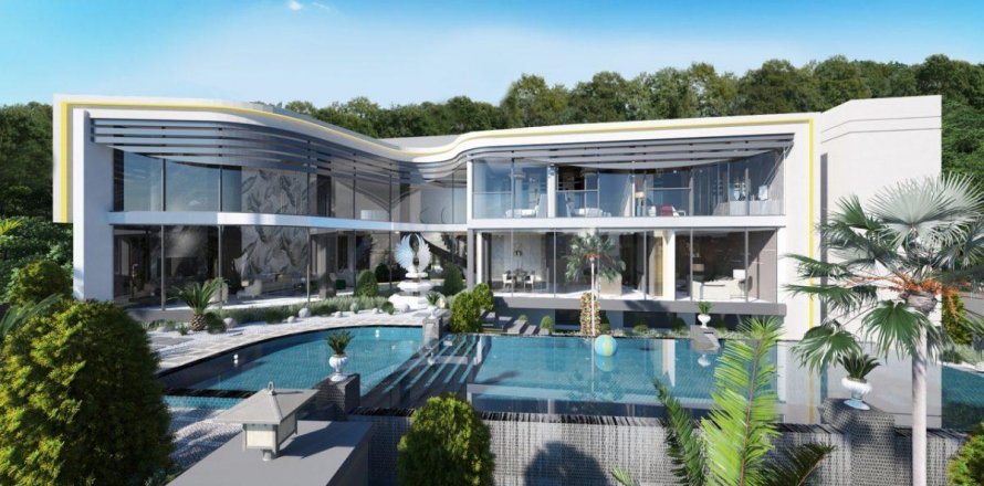 Вилла  9-х ком. в Аланье, Анталья, Турция №208159