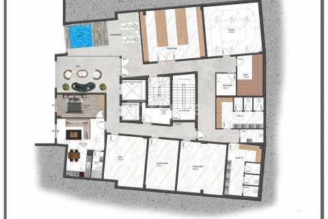 1+1 Wohnung in Alanya, Antalya, Türkei Nr. 82216 - 23