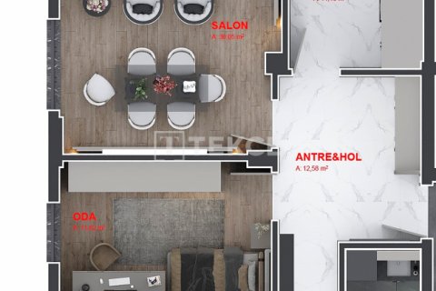 Продажа квартиры  в Гемлике, Бурсе, Турция 3+1, 174м2, №206956 – фото 27