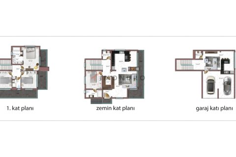 ویلا در  Catalkoy ، ترکیه 4 خوابه ، 310 متر مربع.  شماره 151852 - 6