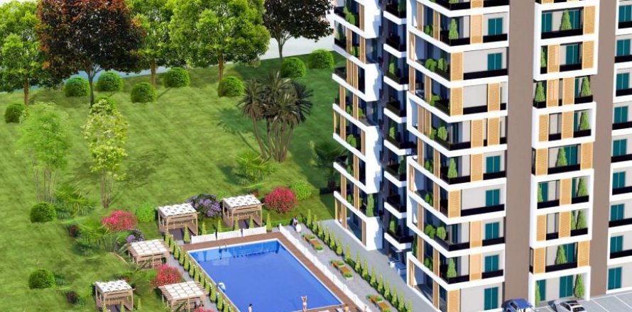 Квартира  2-х ком. в Мерсине, Турция №207868