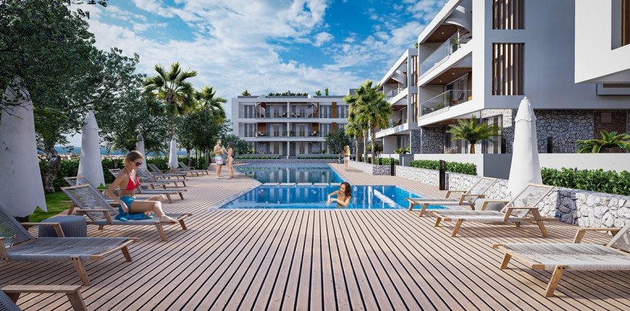 Квартира  3-х ком. в Алсанджаке, Гирне, Северный Кипр №210582