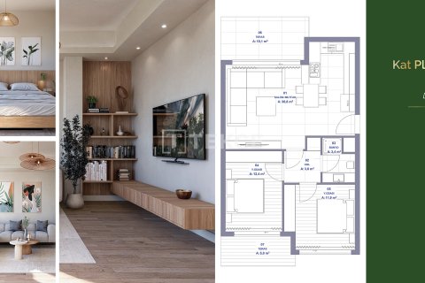 1+1 Penthouse  i Girne,  Nr. 210411 - 24