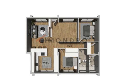 3+1 Wohnung  in Esentepe, Girne,  Nr. 151207 - 5