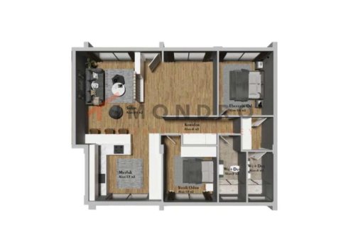 آپارتمان در  Esentepe ، ترکیه 2 خوابه ، 173 متر مربع.  شماره 151207 - 25