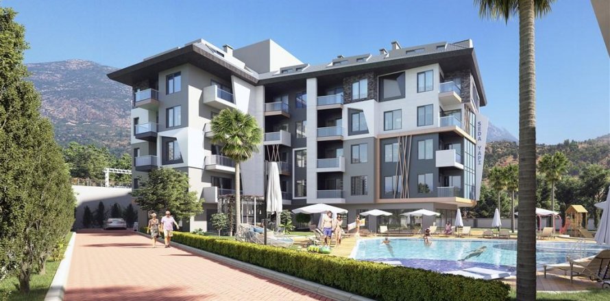 Квартира  2-х ком. в Оба, Анталья, Турция №209802