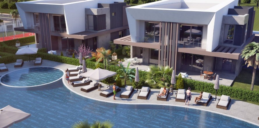 Вилла  4+1 в Аксу, Анталья, Турция №194067