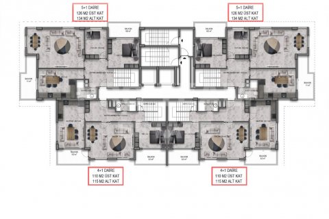 Wohnung  in Mahmutlar, Antalya, Türkei Nr. 190213 - 22