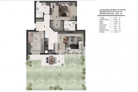 Leilighet  i Altintash, Antalya, Tyrkia Nr. 190208 - 17