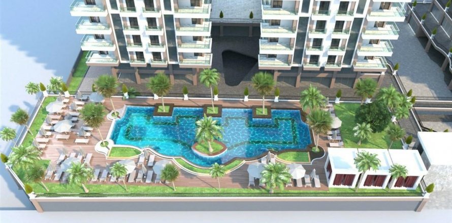 Квартира  2-х ком. в Махмутларе, Анталья, Турция №210027