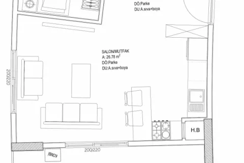 Продажа квартиры  в Аксу, Анталье, Турция 2+1, 127м2, №189521 – фото 18