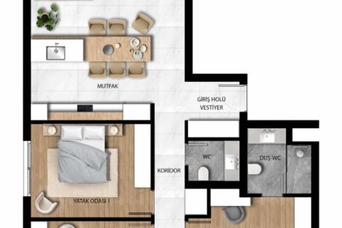 Продажа квартиры  в Боазе, Фамагусте, Северный Кипр 4 комн., 163м2, №210683 – фото 18