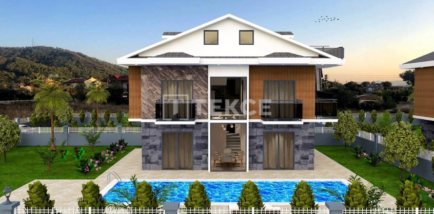 Вилла  4+1 в Фетхие, Мугла, Турция №210467