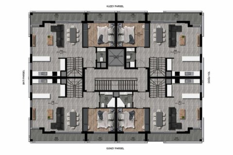 3+1 Lejlighed  i Muratpasa, Antalya, Tyrkiet Nr. 211611 - 27