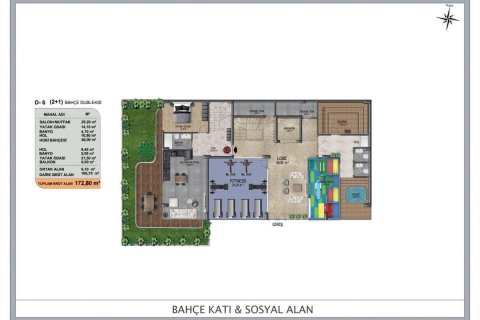 Apartment for sale  in Oba, Antalya, Turkey, 47.5m2, No. 209250 – photo 4