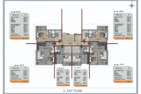 Apartment for sale  in Oba, Antalya, Turkey, 47.5m2, No. 209250 – photo 7