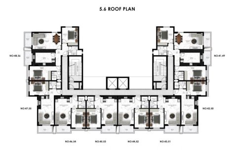 Продажа квартиры  в Авсалларе, Анталье, Турция 2 комн., 42м2, №209286 – фото 23