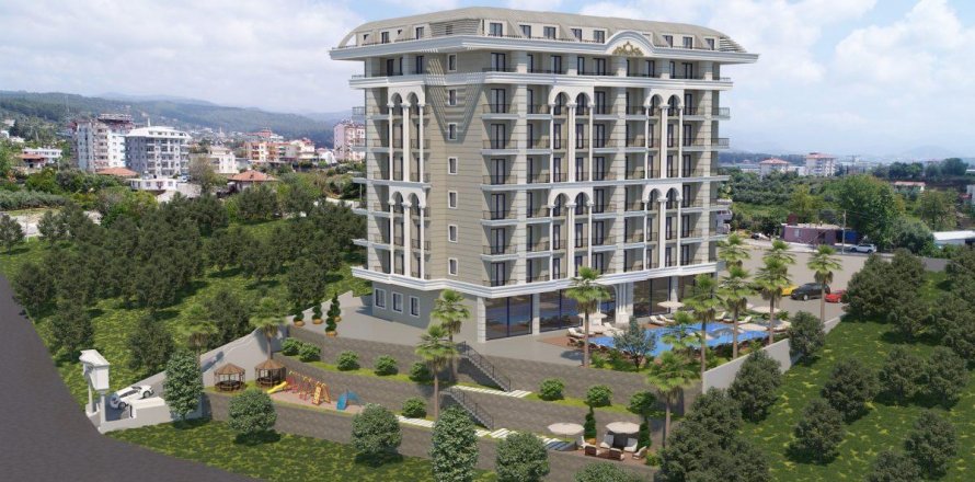 Квартира  2-х ком. в Авсалларе, Анталья, Турция №209286