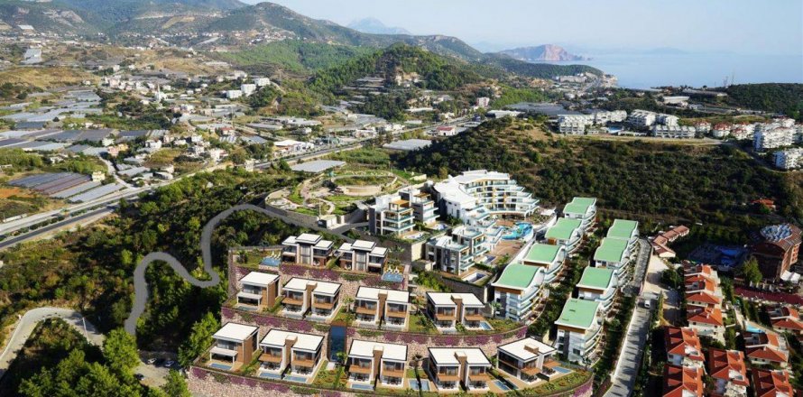 Вилла  4-х ком. в Аланье, Анталья, Турция №210124