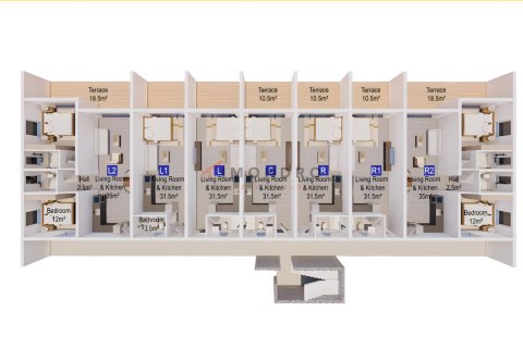 1+1 Lejlighed  i Esentepe, Girne,  Nr. 151758 - 28