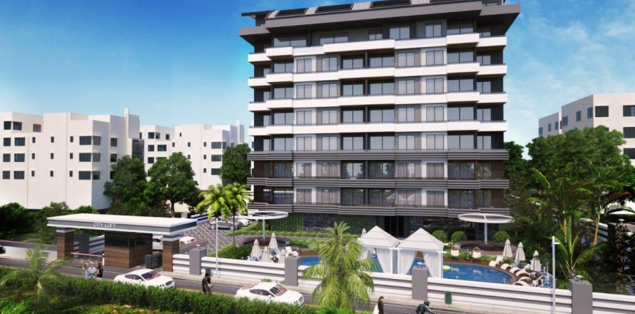 Квартира  2-х ком. в Авсалларе, Анталья, Турция №208458