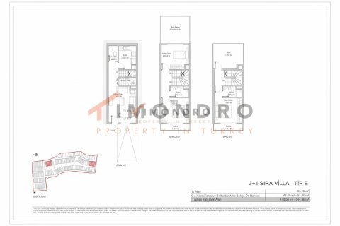 Продажа виллы  в Стамбуле, Турция 2+1, 126м2, №193690 – фото 17