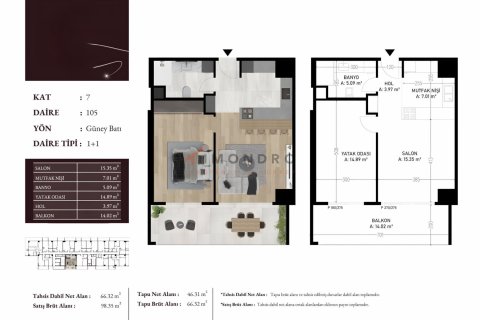 Продажа квартиры  в Аташехир, Стамбуле, Турция 4+1, 355м2, №206689 – фото 9