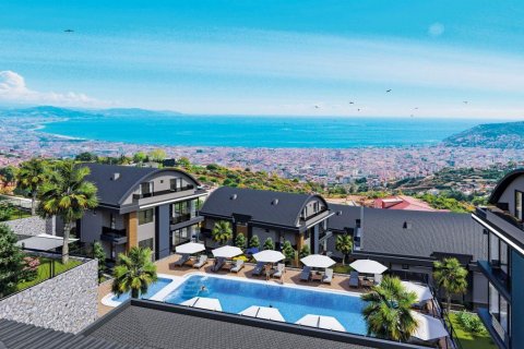 Lägenhet  i Tepe, Alanya, Antalya, Turkiet Nr. 209547 - 2